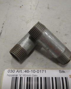 Nipple Pipe  1/2" - 60mm galv